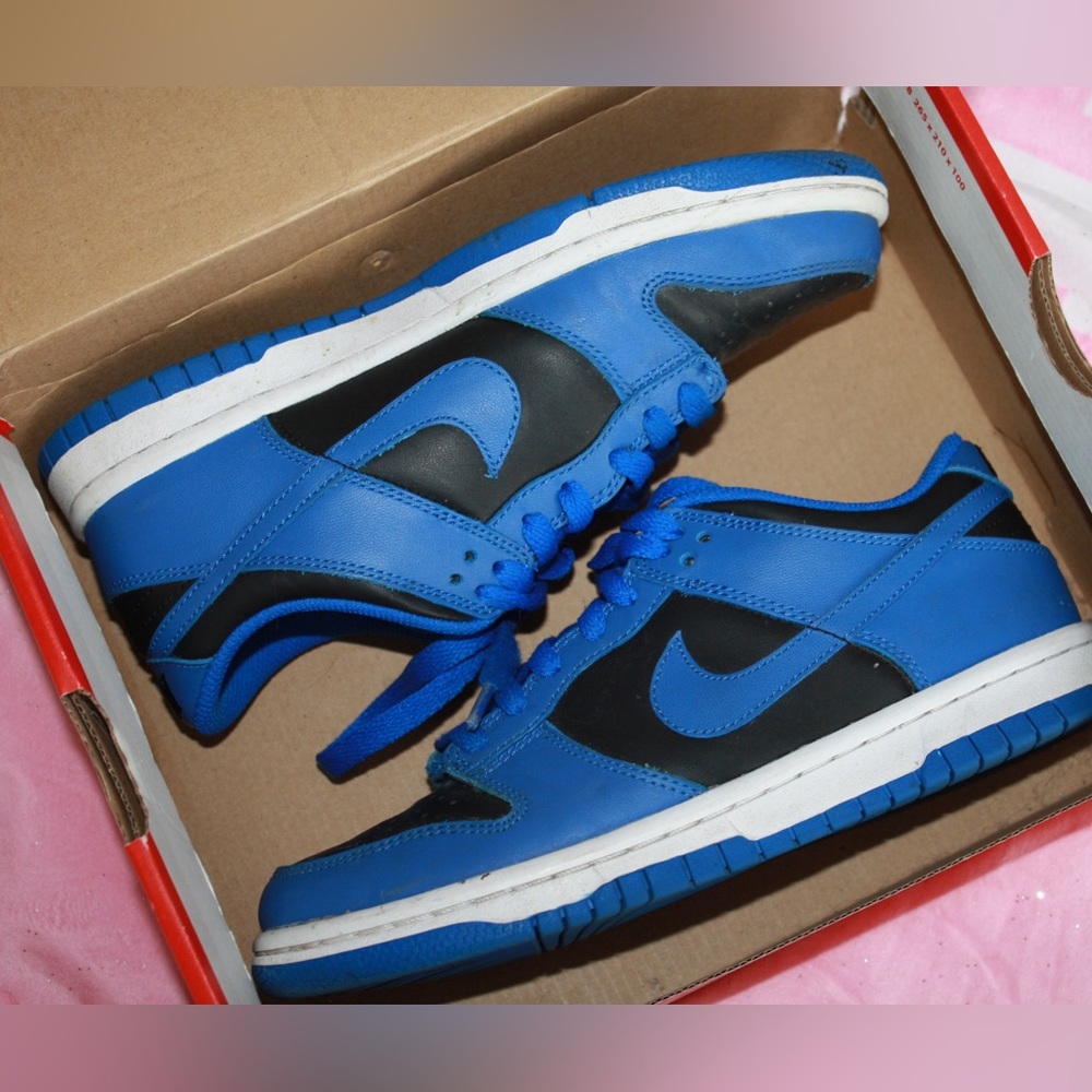 size 4Y (5.5 women) Nike Cobalt Blue Dunks💙
